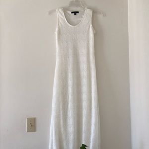 White maxi dress size 6